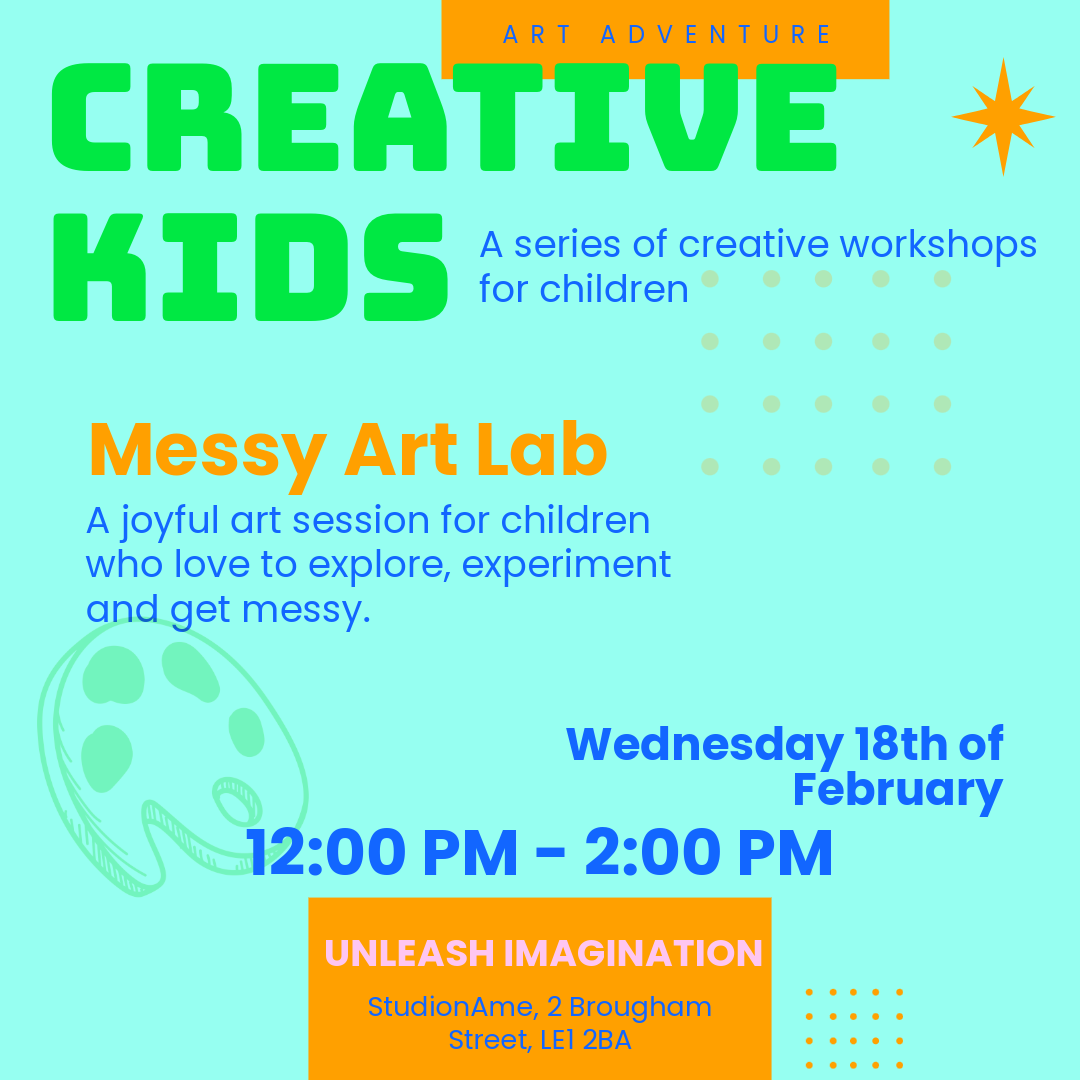 Messy Art Lab Kids Workshop | 18th February