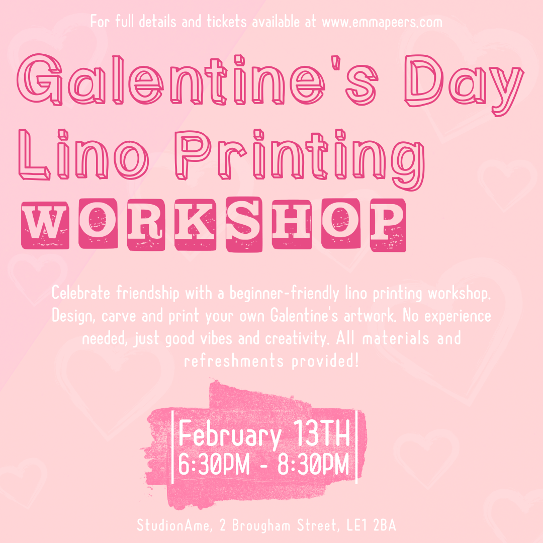Galentine's Day Lino Printing Workshop | 13th February