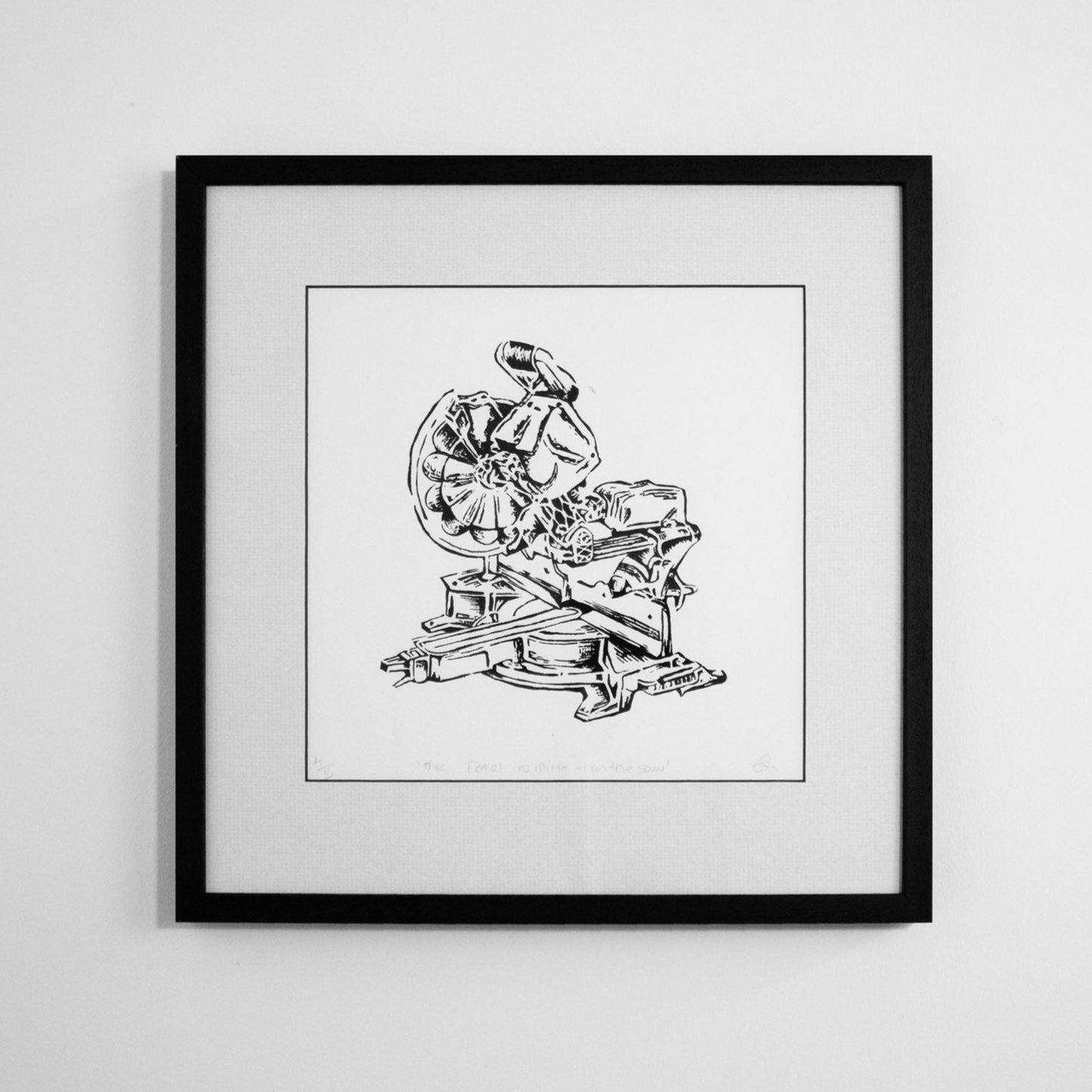 The Petal is Mitre than the Saw (Framed)
