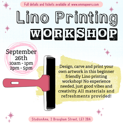 Lino Printing Workshop | 26th September