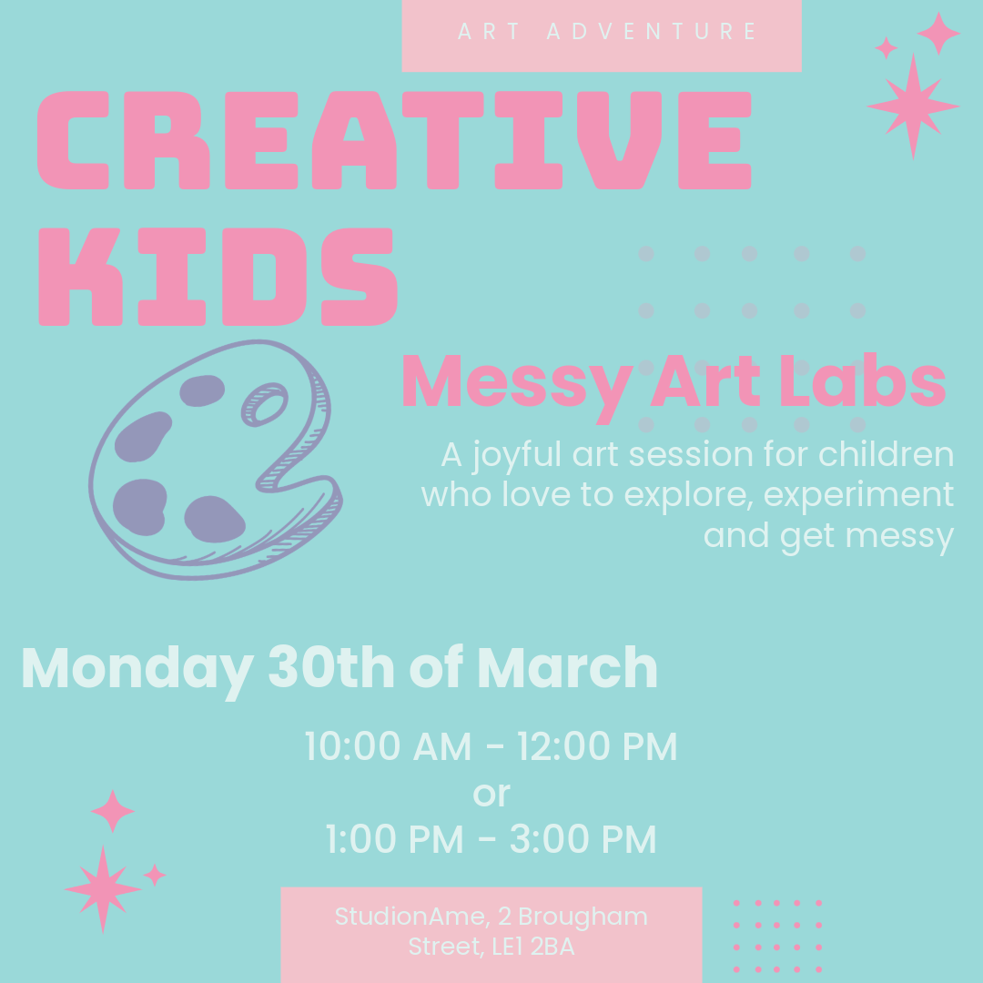 Messy Art Lab Kids Workshop | 30th March