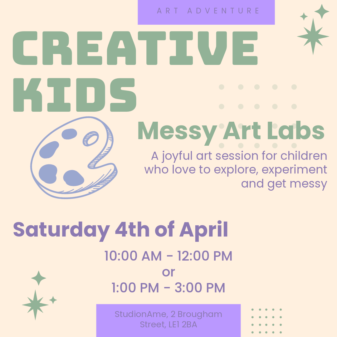 Messy Art Lab Kids Workshop | 4th April