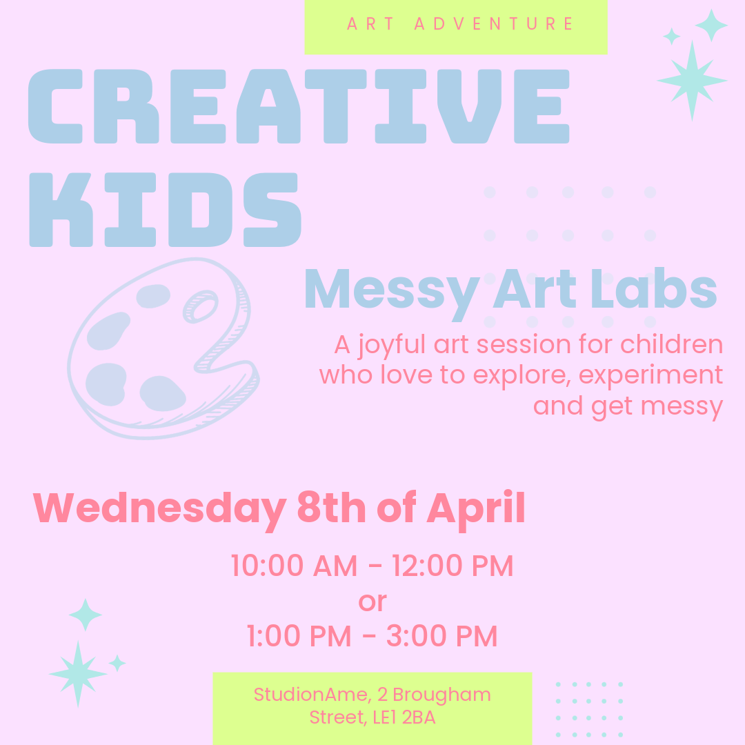 Messy Art Lab Kids Workshop | 8th April