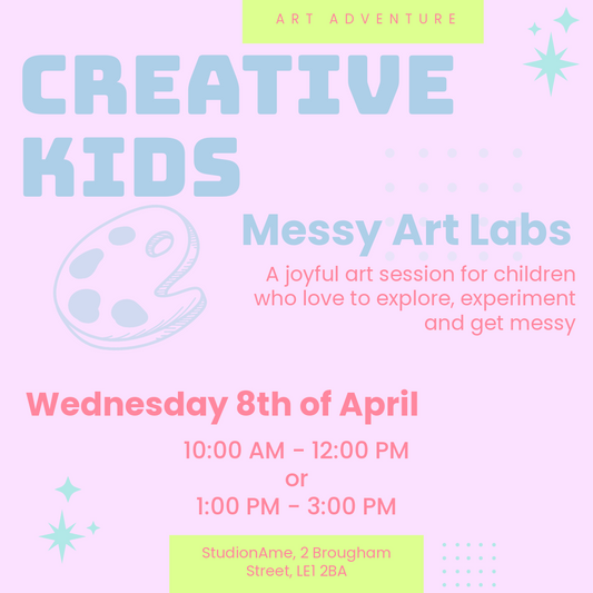 Messy Art Lab Kids Workshop | 8th April