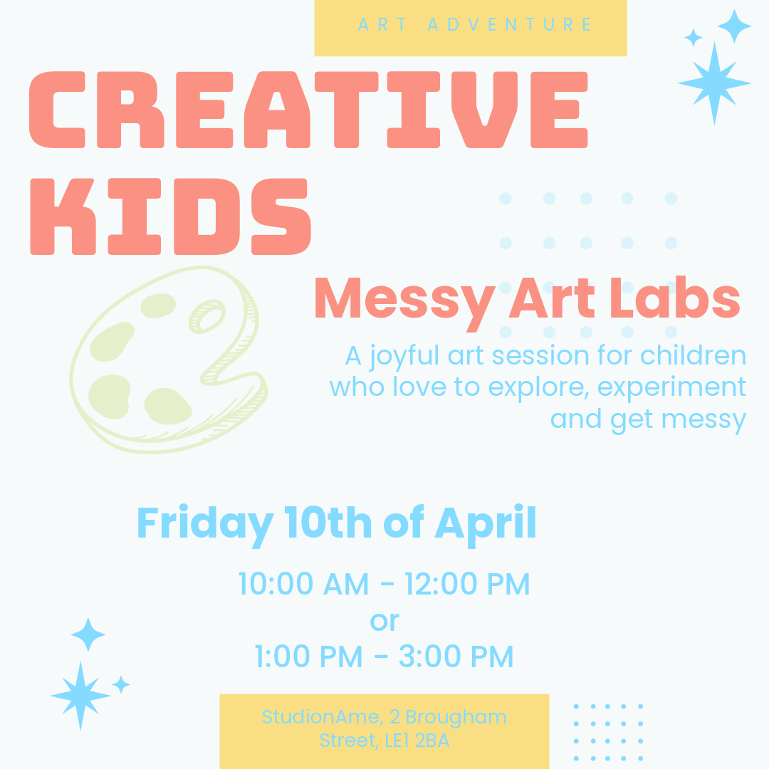Messy Art Lab Kids Workshop | 10th April
