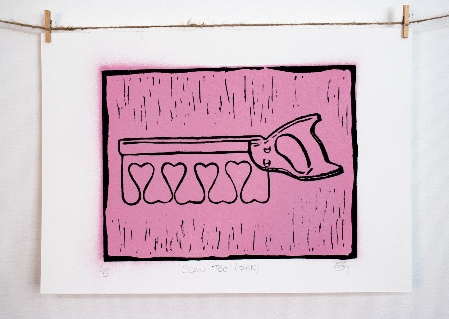 Saw Toe - Pink